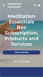 Mobile Screenshot of meditationessentials.com